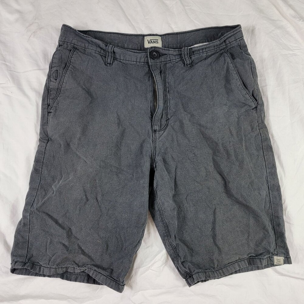 Vans Mens Size 30 Gray Casual Shorts Outdoors Summer Beach Hiking Camping